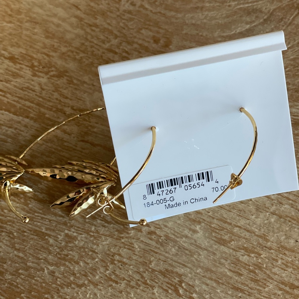 NWT Gorjana Nora fan earrings. - Picture 8 of 10